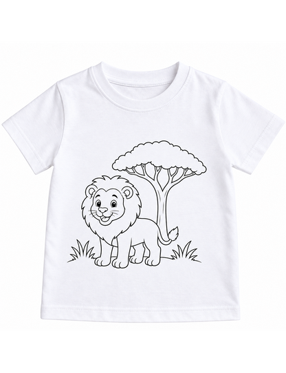 Lion + Acacia Tree
