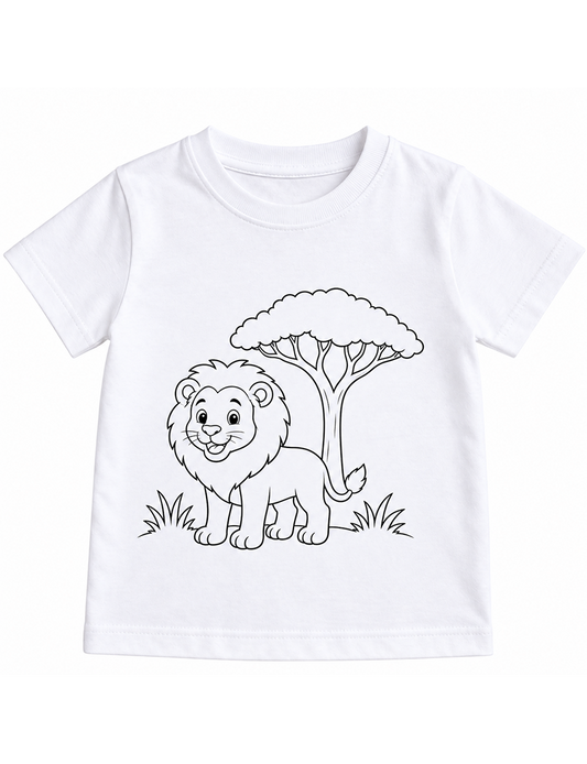 Lion + Acacia Tree